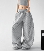 Polka Dot Wide - Leg Sweatpants - CT66101 - COPPING THREADS - CT Select