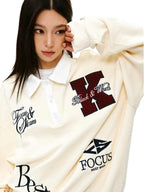 Polo Collar Sweatshirt - COPPING THREADS - CT Select