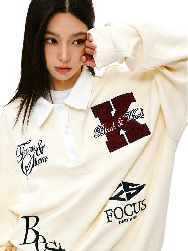 Polo Collar Sweatshirt - COPPING THREADS - CT Select