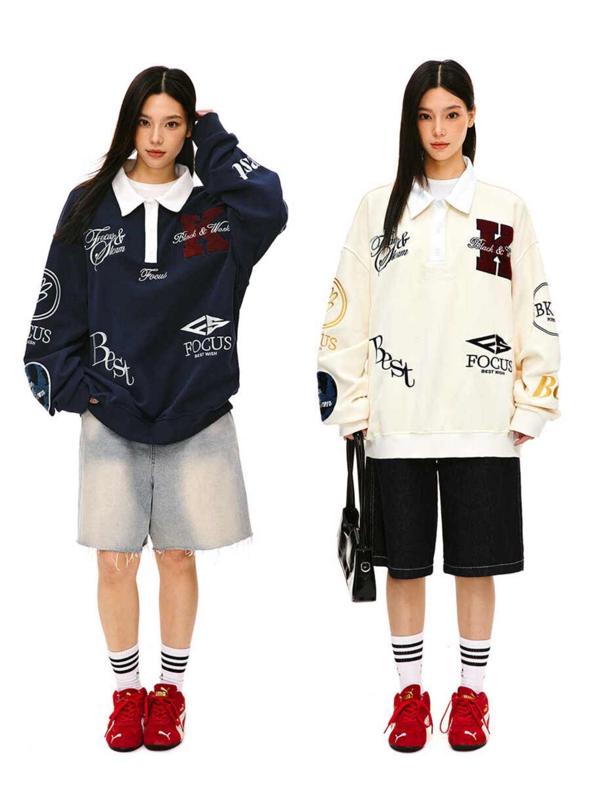 Polo Collar Sweatshirt - COPPING THREADS - CT Select