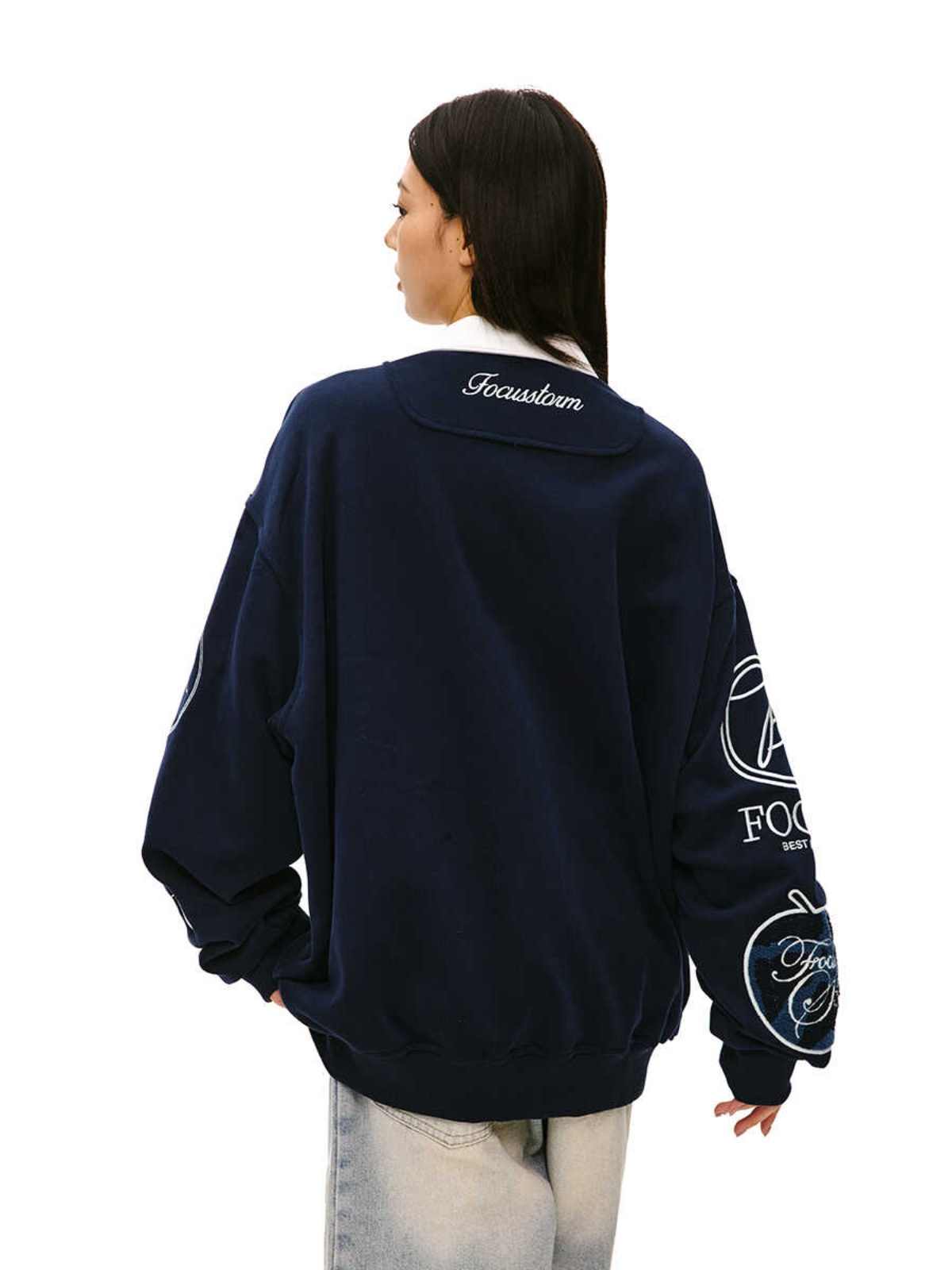 Polo Collar Sweatshirt - COPPING THREADS - CT Select