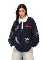 Polo Collar Sweatshirt - COPPING THREADS - CT Select