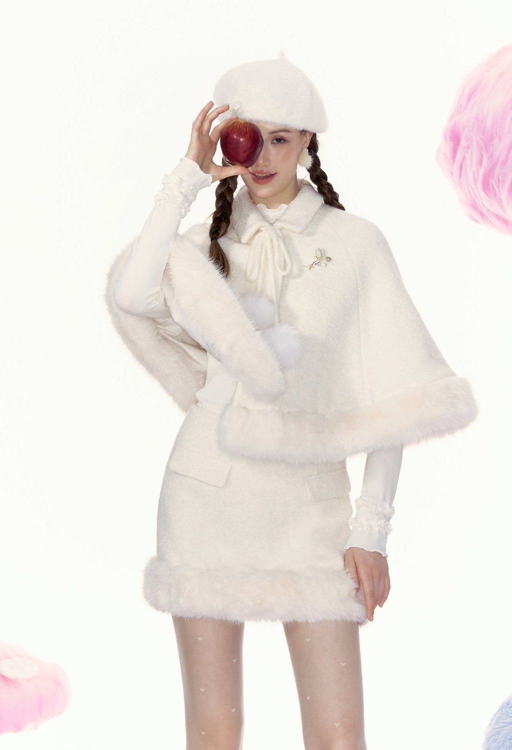 Pom - Pom Cape Coat - COPPING THREADS - AYF