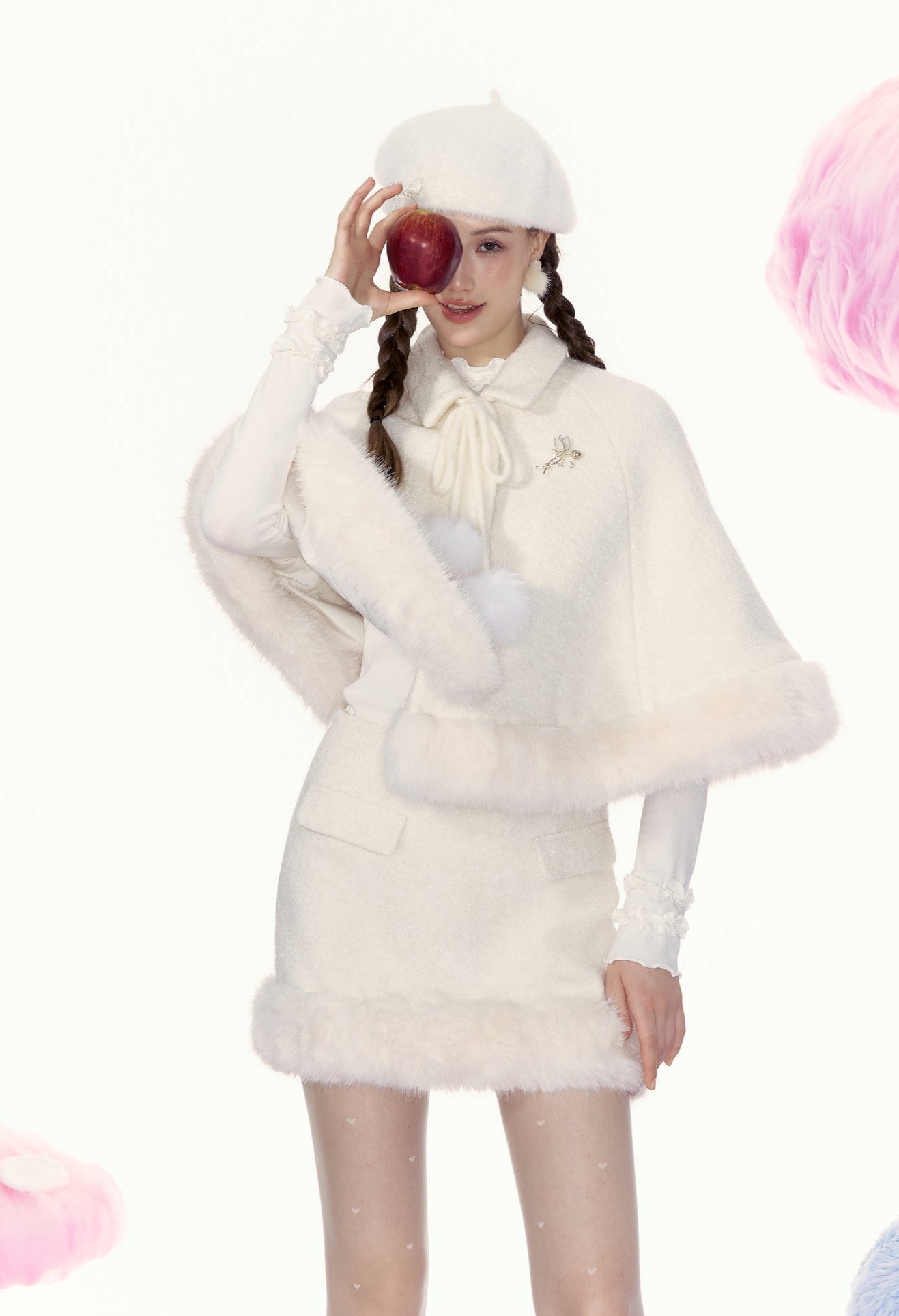 Pom - Pom Cape Coat - COPPING THREADS - AYF