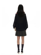 Preppy Diamond Pattern Knit Sweater - COPPING THREADS - MOROMORO