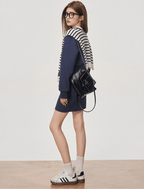 Preppy Oversized Sweatshirt Dress - COPPING THREADS - WES1