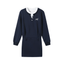 Preppy Oversized Sweatshirt Dress - COPPING THREADS - WES1