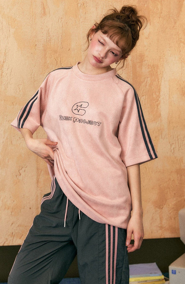 Project Vintage – Gestreiftes Patchwork-T-Shirt Main Image