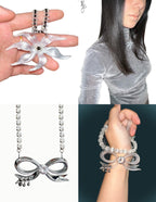 Punk Sweetheart Butterfly Gemstone Necklace - COPPING THREADS - TNYP