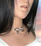 Punk Sweetheart Butterfly Gemstone Necklace - COPPING THREADS - TNYP