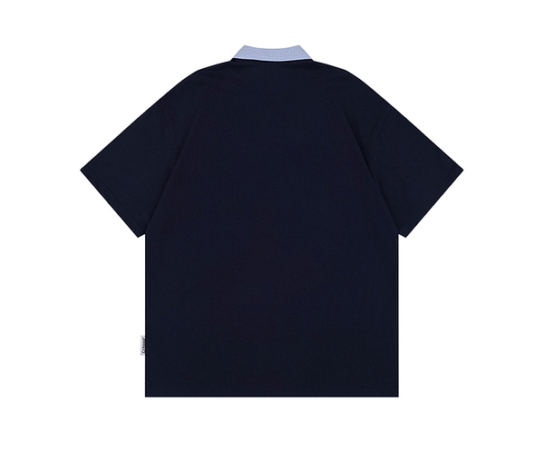 Puppy Embroidered Varsity Polo Tee - COPPING THREADS - CT Coquette