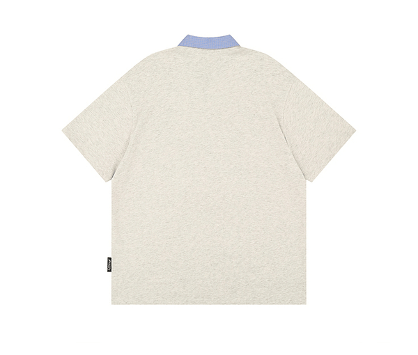 Puppy Embroidered Varsity Polo Tee - COPPING THREADS - CT Coquette