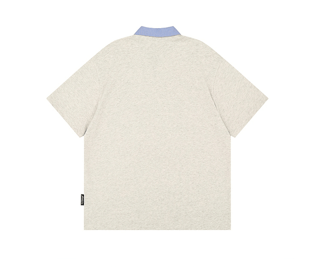 Puppy Embroidered Varsity Polo Tee Main Image