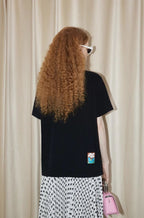 Puppy Pattern Tee - COPPING THREADS - GREENBELT