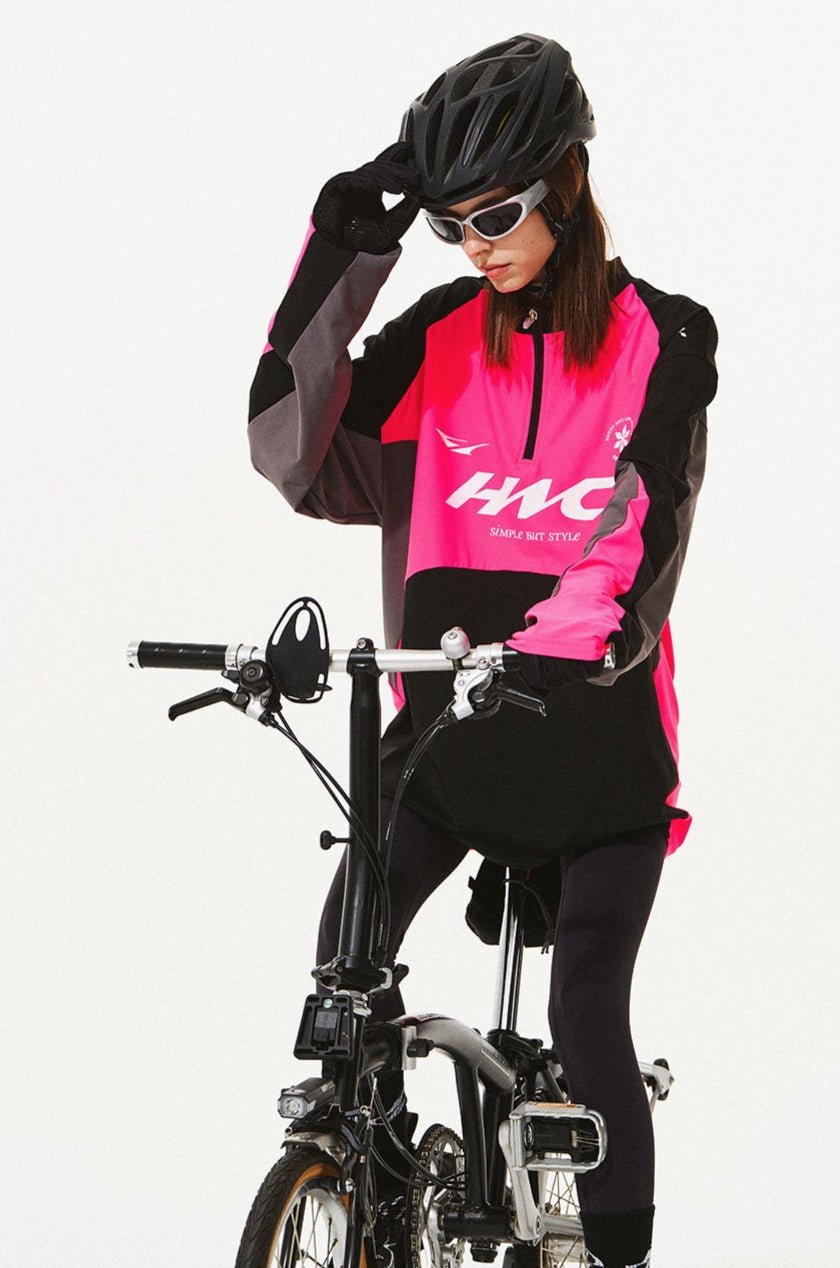 Quick - Dry Cycling Color Block Zip Training Tee - COPPING THREADS - Harsh and Cruel