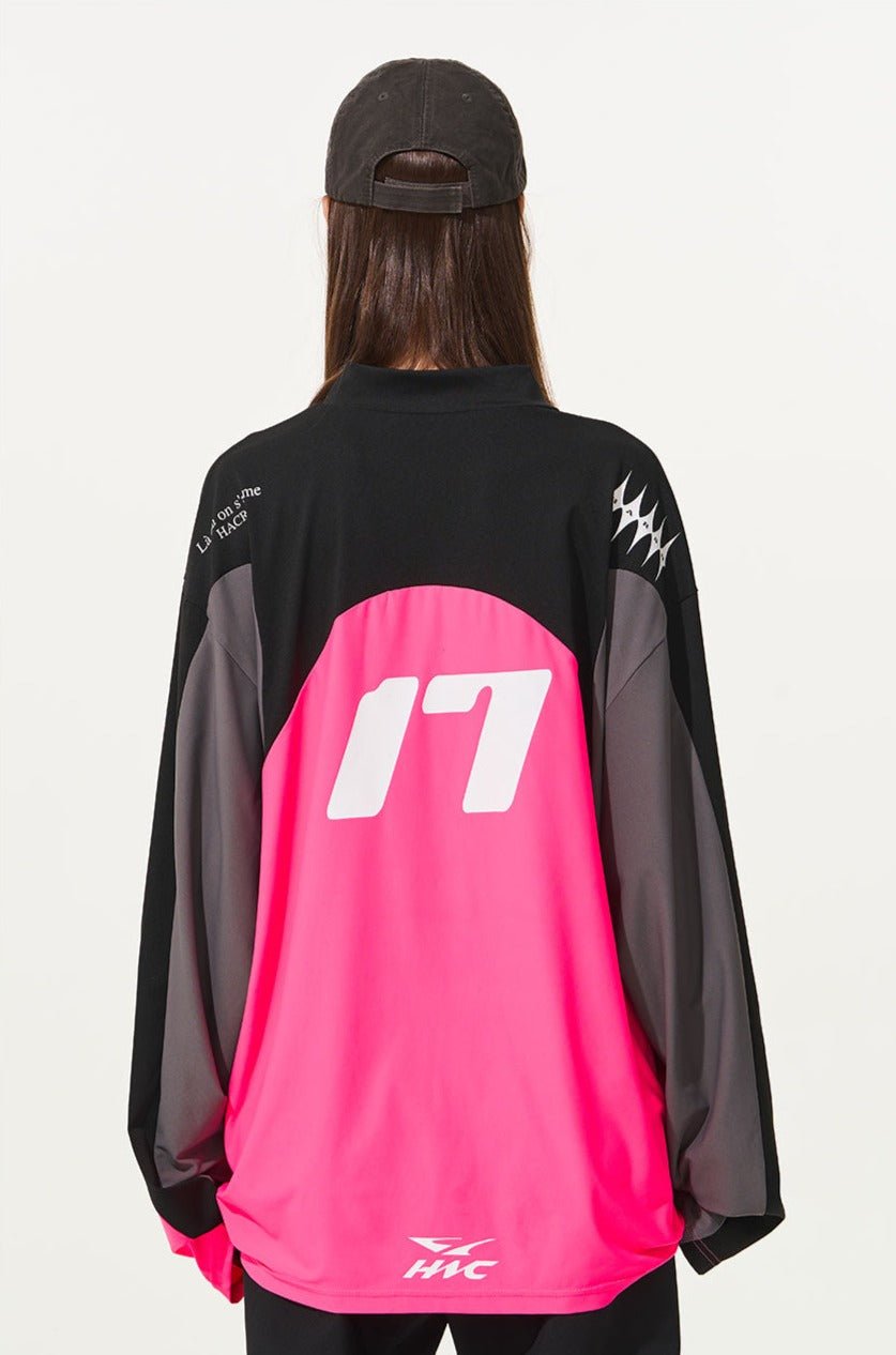 Quick - Dry Cycling Color Block Zip Training Tee - COPPING THREADS - Harsh and Cruel