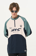 Quick - Dry Cycling Color Block Zip Training Tee - COPPING THREADS - Harsh and Cruel