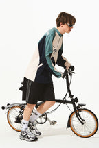 Quick - Dry Cycling Color Block Zip Training Tee - COPPING THREADS - Harsh and Cruel