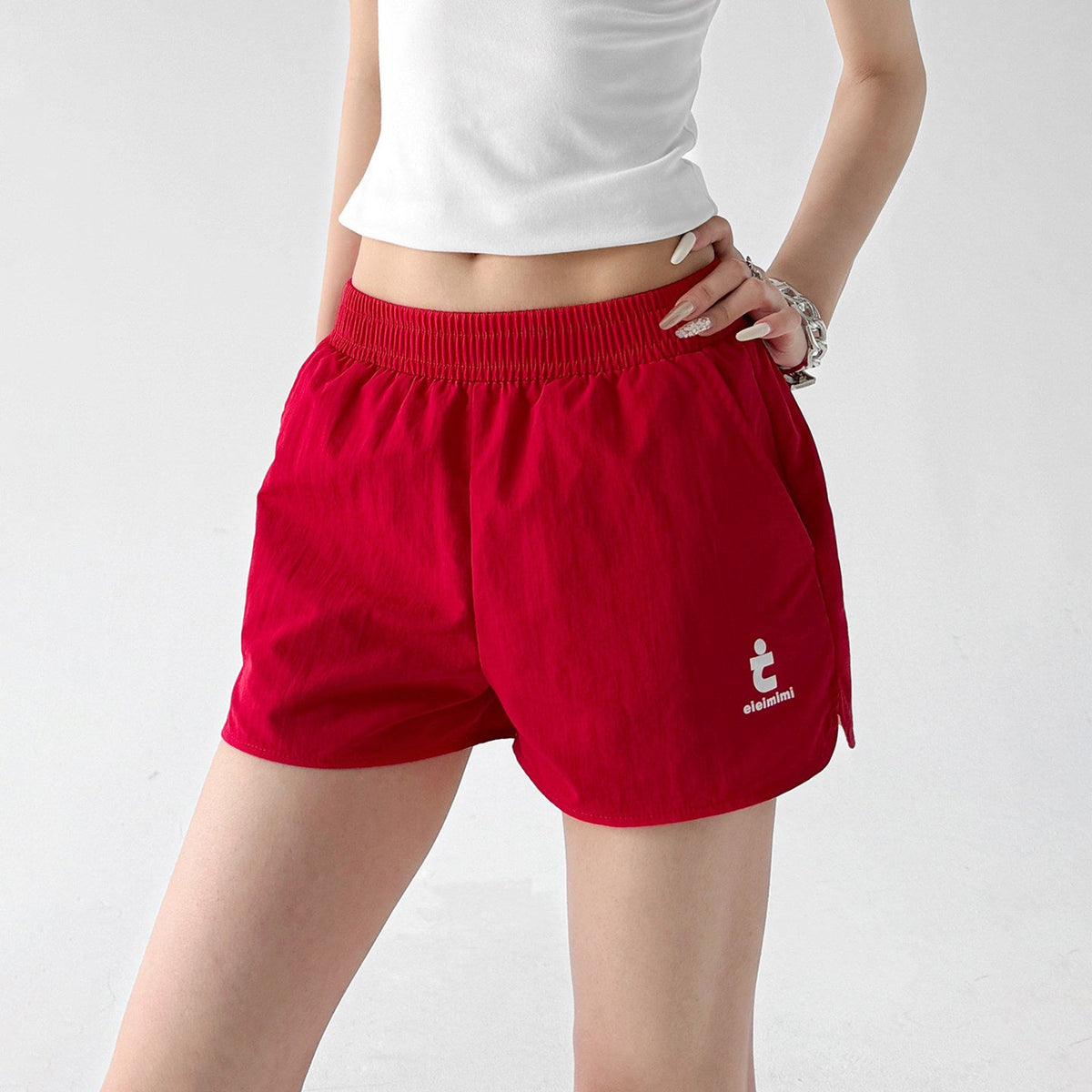 Quick-Dry High-Waist Sport Shorts - CT04020 - COPPING THREADS - CT ORIGINALS