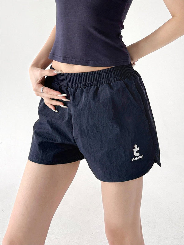 Quick-Dry High-Waist Sport Shorts - CT04020 - COPPING THREADS - CT ORIGINALS
