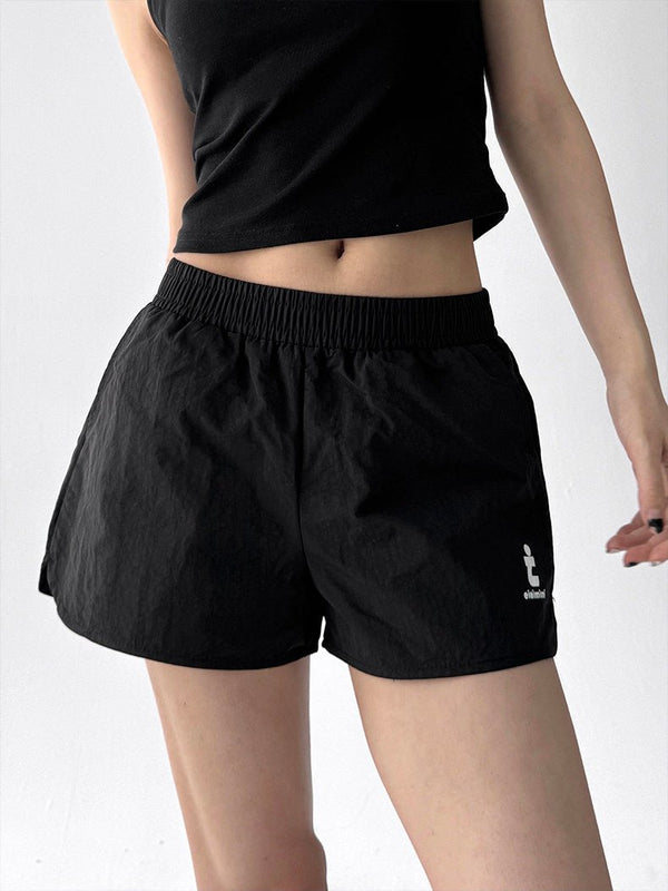 Quick-Dry High-Waist Sport Shorts - CT04020 - COPPING THREADS - CT ORIGINALS