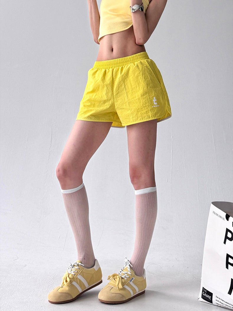 Quick-Dry High-Waist Sport Shorts - CT04020 - COPPING THREADS - CT ORIGINALS
