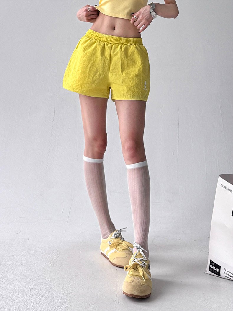 Quick-Dry High-Waist Sport Shorts - CT04020 - COPPING THREADS - CT ORIGINALS