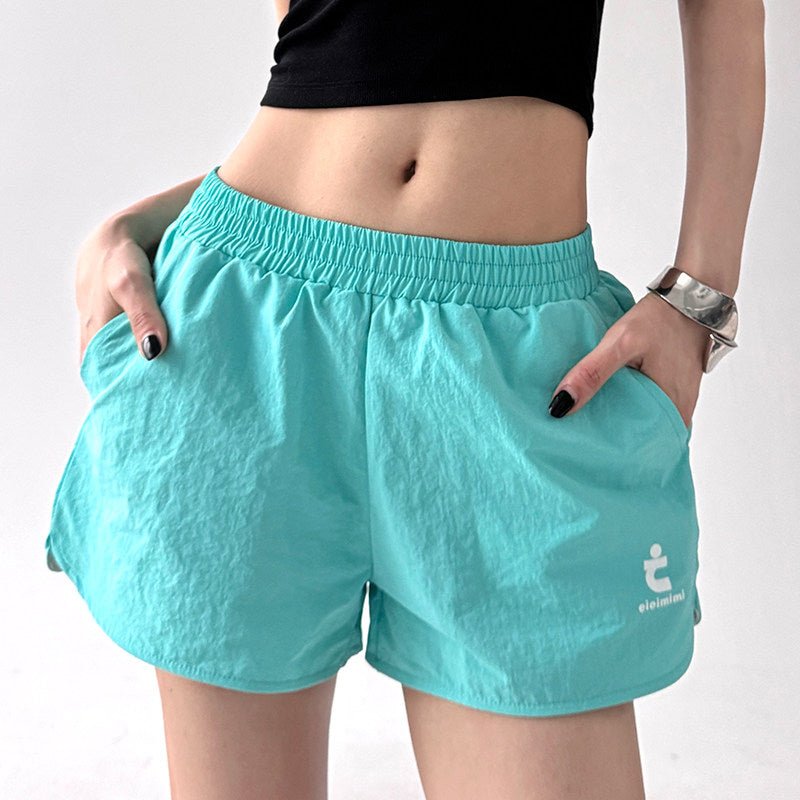 Quick-Dry High-Waist Sport Shorts - CT04020 Zweitbild
