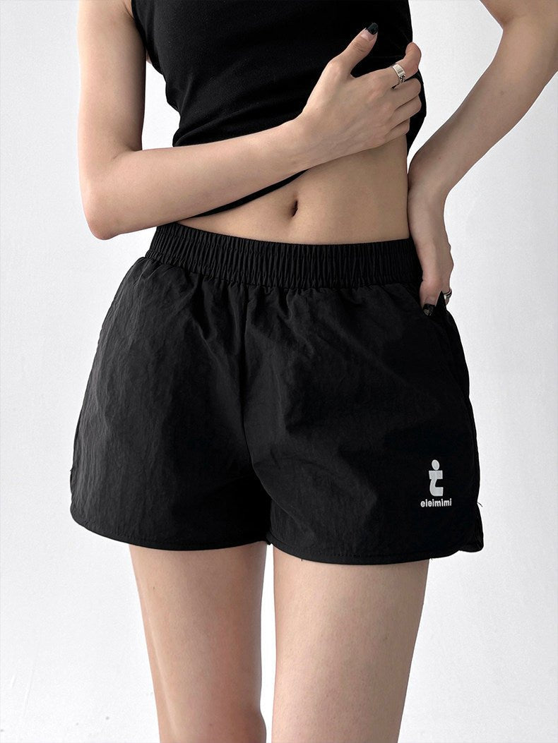 Quick-Dry High-Waist Sport Shorts - CT04020 - COPPING THREADS - CT ORIGINALS