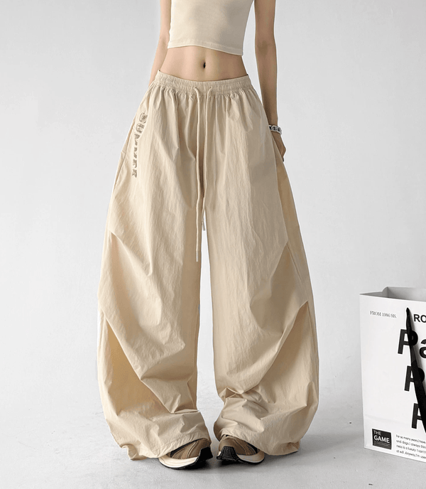 Quick-Dry Wide Leg Parachute Pants - CT66137 - COPPING THREADS - CT Select