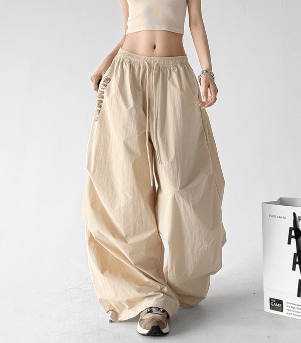 Quick-Dry Wide Leg Parachute Pants - CT66137 - COPPING THREADS - CT Select