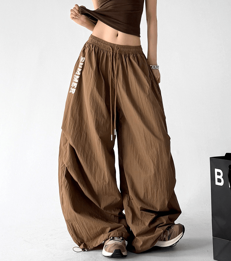 Quick-Dry Wide Leg Parachute Pants - CT66137 - COPPING THREADS - CT Select