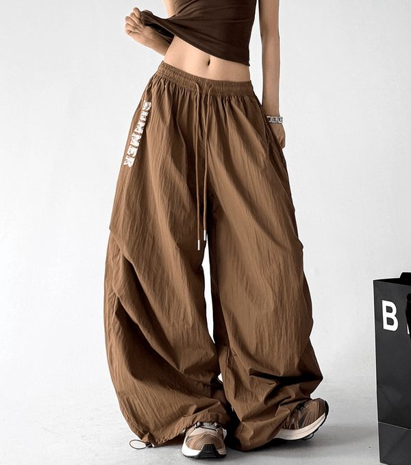 Quick-Dry Wide Leg Parachute Pants - CT66137 - COPPING THREADS - CT Select