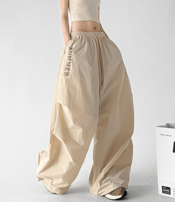 Quick-Dry Wide Leg Parachute Pants - CT66137 - COPPING THREADS - CT Select