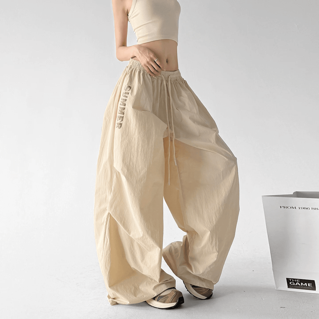 Quick-Dry Wide Leg Parachute Pants - CT66137 - COPPING THREADS - CT Select