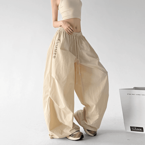 Quick-Dry Wide Leg Parachute Pants - CT66137 - COPPING THREADS - CT Select