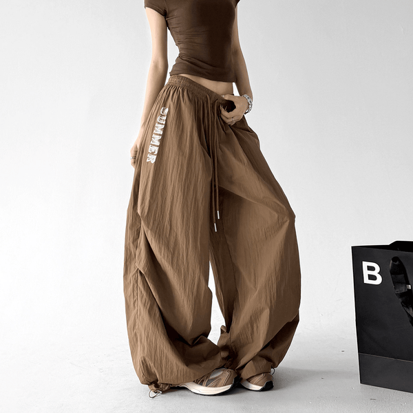 Quick-Dry Wide Leg Parachute Pants - CT66137 - COPPING THREADS - CT Select