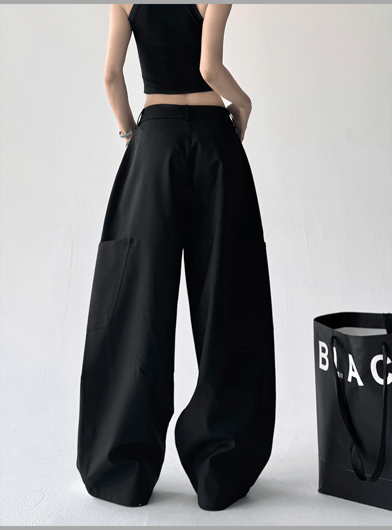 Quick‑Dry Wide‑Leg Cargo Pants - COPPING THREADS - CT Select