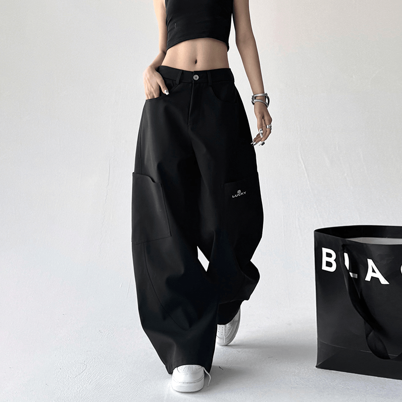 Quick‑Dry Wide‑Leg Cargo Pants - COPPING THREADS - CT Select