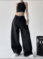 Quick‑Dry Wide‑Leg Cargo Pants - COPPING THREADS - CT Select