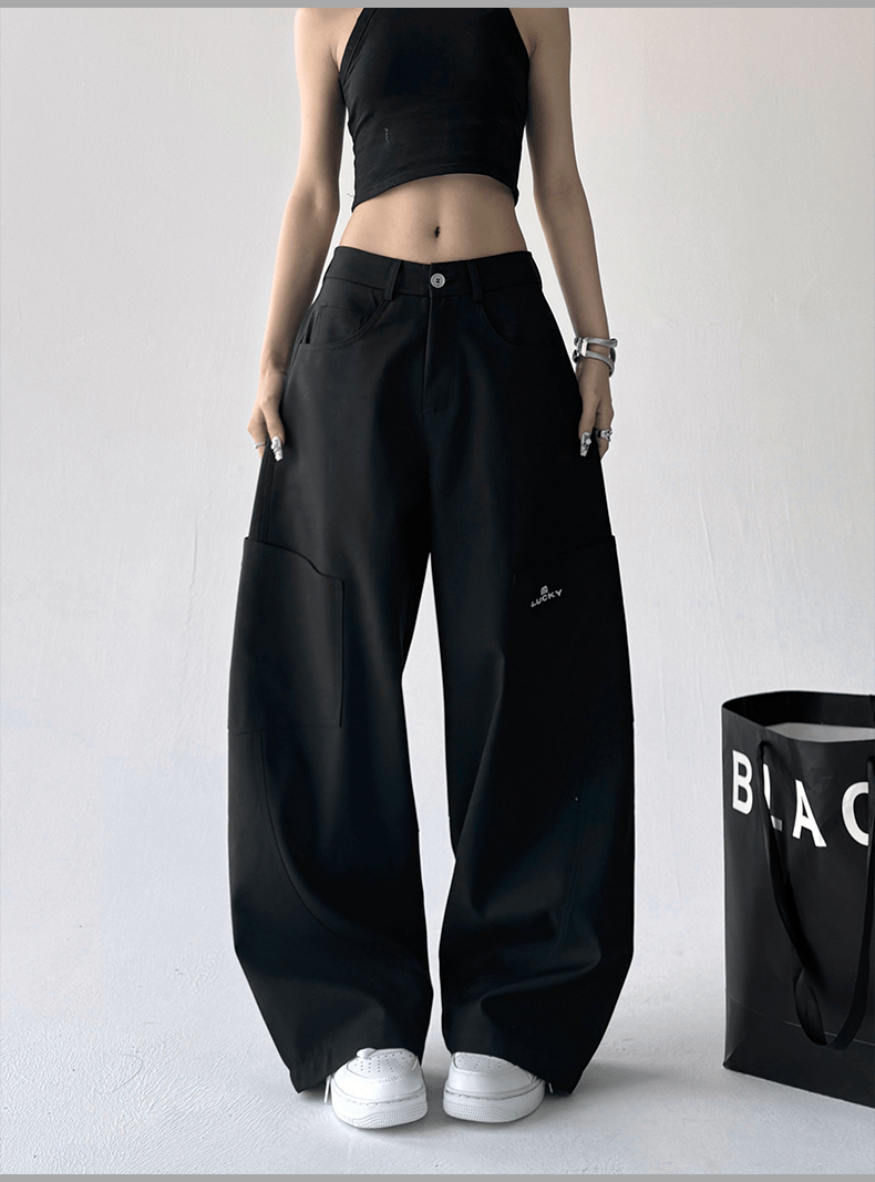 Quick‑Dry Wide‑Leg Cargo Pants - COPPING THREADS - CT Select Main image