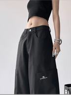 Quick‑Dry Wide‑Leg Cargo Pants - COPPING THREADS - CT Select