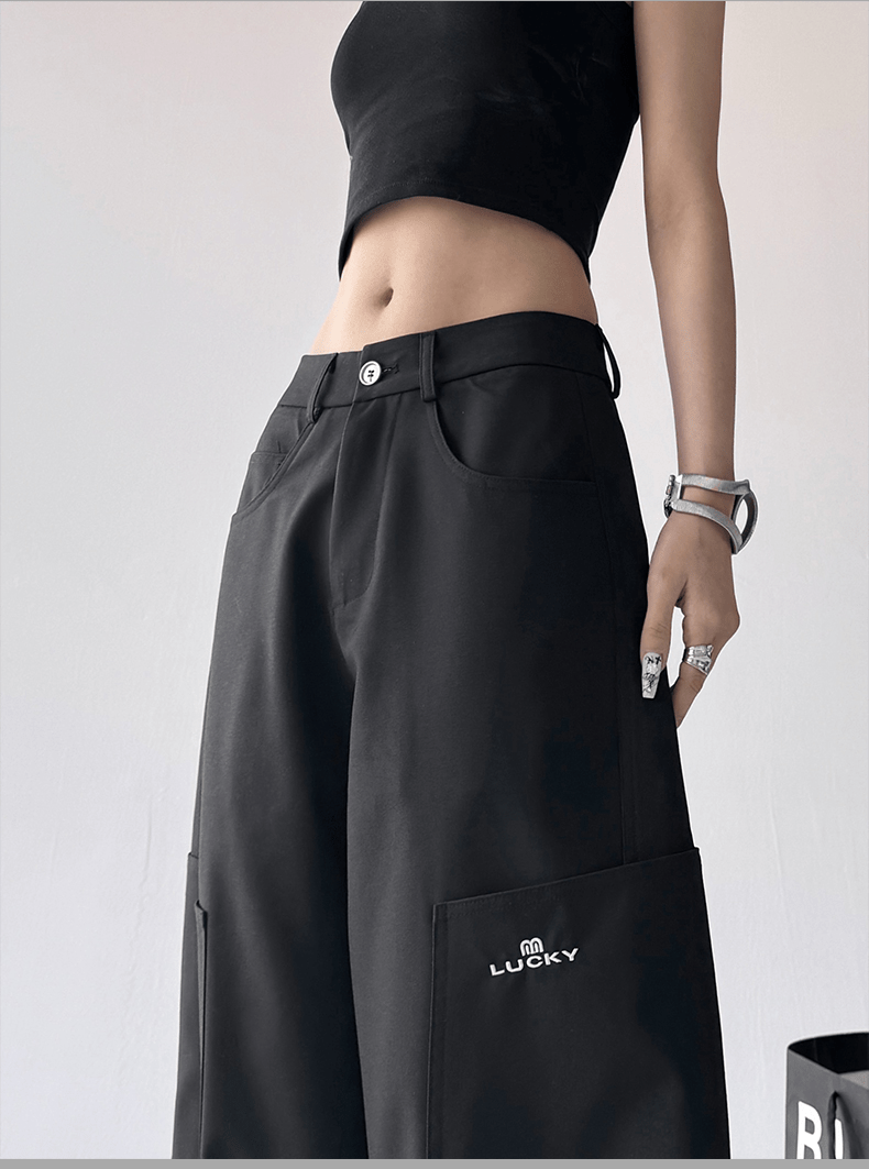 Quick‑Dry Wide‑Leg Cargo Pants - COPPING THREADS - CT Select