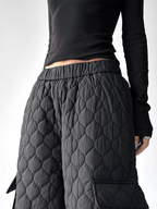 Quilted Wide - Leg Cargo Pants - COPPING THREADS - CT Select