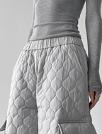 Quilted Wide - Leg Cargo Pants - COPPING THREADS - CT Select
