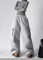 Quilted Wide - Leg Cargo Pants - COPPING THREADS - CT Select