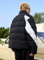 Racing - Inspired Colorblock Puffer Jacket - COPPING THREADS - Harsh and Cruel