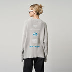 Racing Print Logo Crewneck Knit Sweater - COPPING THREADS - Harsh and Cruel