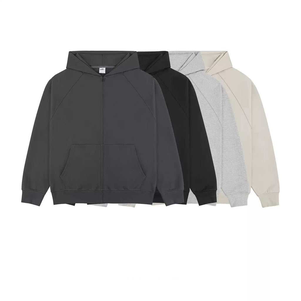 Raglan Zip-Up Hoodie - COPPING THREADS - IDLT