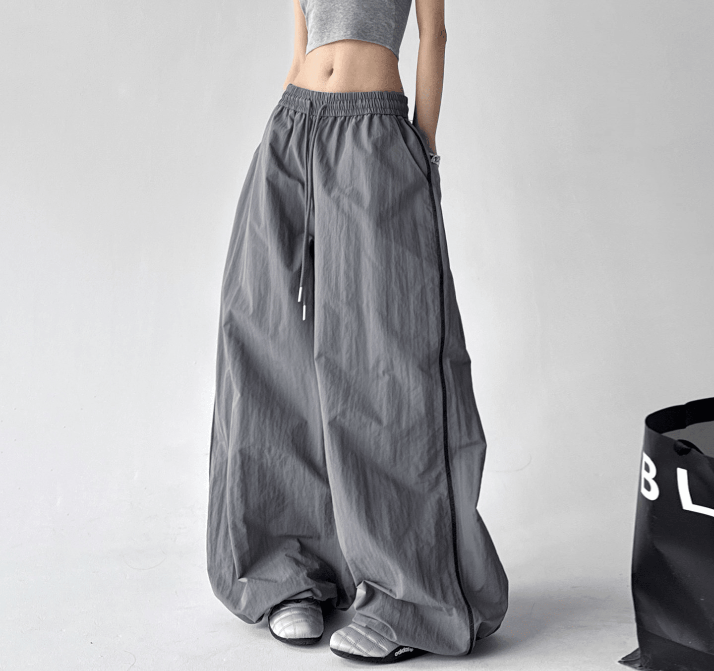 Reflective Piping Wide - Leg Track Pants – CT187 - COPPING THREADS - CT Select